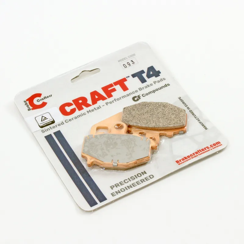 Buy Direct Brake Pads by Craft T4 for 2009-2011 Kawasaki Ninja 650R:EX650C-Rear