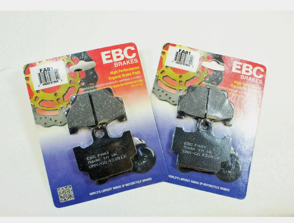 EBC Brake Pad Set Organic for 1982 Yamaha Seca Turbo 650:XJ650L-Front Buy Direct