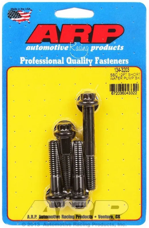 Best Choice ARP SBC 12pt Short W/P Bolt Kit 134-3203