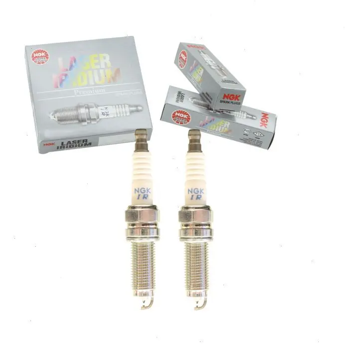 2 pc NGK Laser Iridium 90935 (DILZKAR7B11) Spark Plugs for 22401AA820 4712 IXEH22TT Ignition Wire Markdown